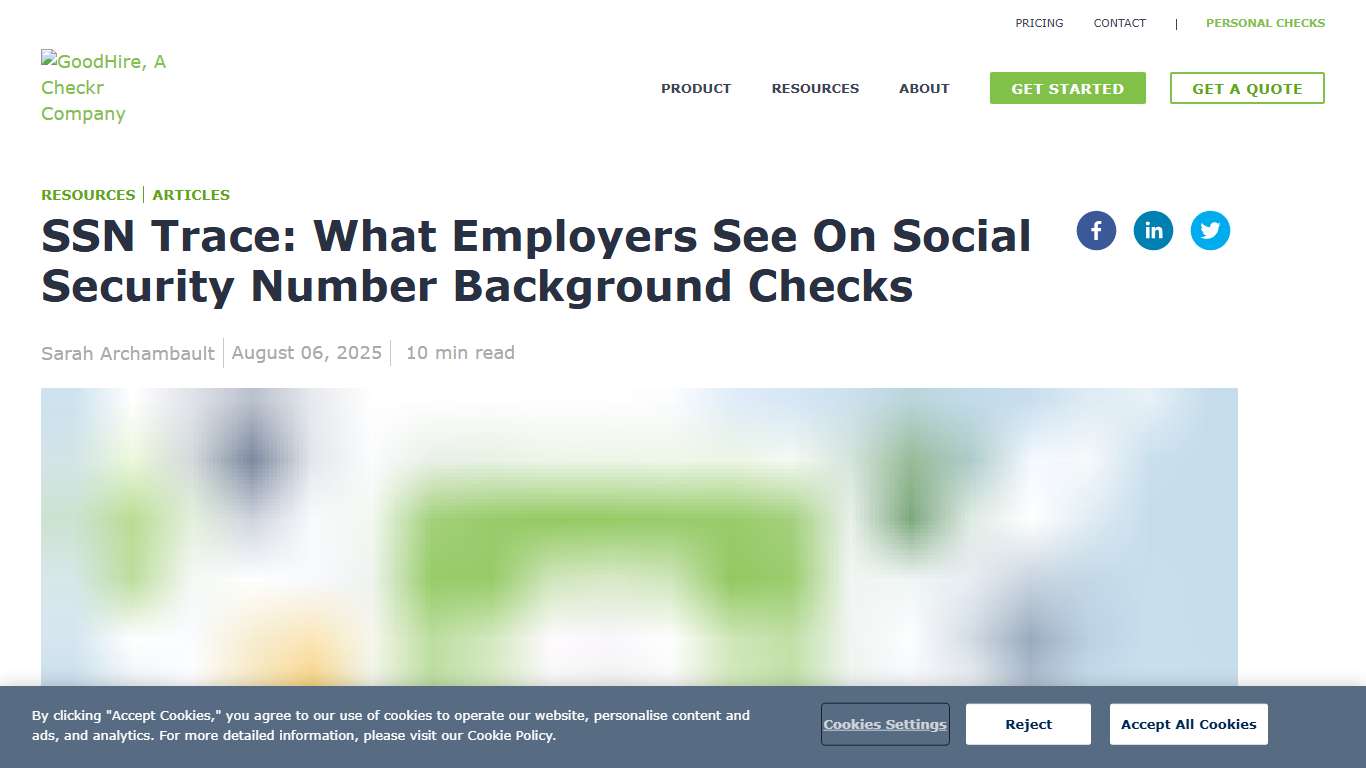 SSN Trace: What It Shows On Background Checks | GoodHire